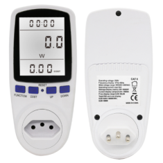 Analisador de Pot&ecirc;ncia Digital de Tomada com Display LCD