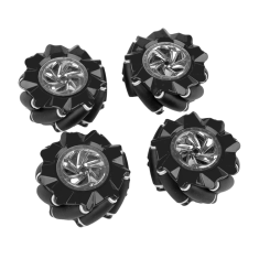 Roda McNamum Preta 80 mm (A)