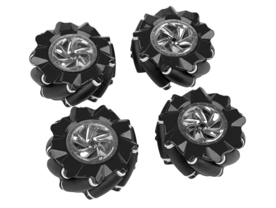 Roda McNamum Preta 80 mm (A) - Imagem 1