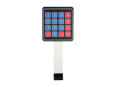 Teclado matricial 4x4 de membrana (keypad) 16 teclas - Imagem 3