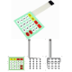Teclado matricial de membrana 4x5, 20 teclas - Thumb - 1