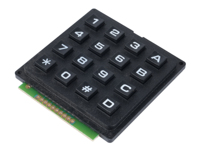 Teclado matricial 4x4 preto - Imagem 7