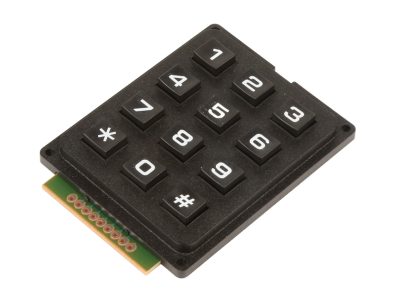 Teclado matricial 3x4 preto - Imagem 7
