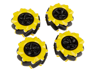 Roda Amarela McNamum 80 mm Modelo A - Imagem 1