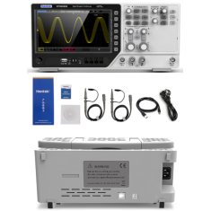 Hantek DPO6104B 100 MHz 4 canais 6 em 1 Gerador Arbitr&aacute;rio de Formas de Onda, Instrumento de Medi&ccedil;&atilde;o, Plug CN