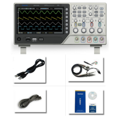 Oscilosc&oacute;pio digital de armazenamento Hantek DSO7082B 80 MHz, 2 canais, plugue UK