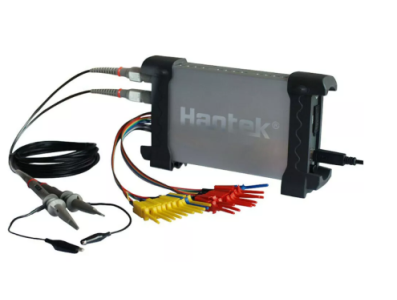 Oscilosc&oacute;pio virtual USB Hantek 6022BL 20 MHz 2 canais com analisador l&oacute;gico 16 canais - Imagem 1