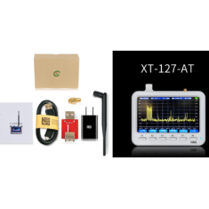 XT-127-AT Analisador de Espectro 10 a 2700 MHz, Medidor com USB para Porta Serial e Comandos AT