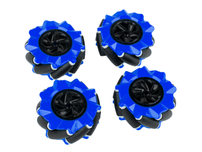 Roda McNamum Azul 80MM-A | Kits de Rob&oacute;tica - Imagem 1