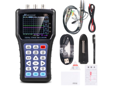 JDS6052S Oscilosc&oacute;pio 50 MHz, 2 canais, gerador de formas de onda arbitr&aacute;rias, plug UE - Imagem 1
