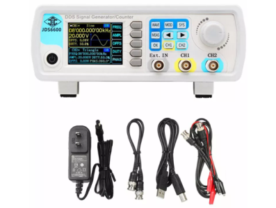 JDS-6600 50 MHz Gerador de Sinais DDS de Fun&ccedil;&otilde;es Arbitr&aacute;rias Canal Duplo totalmente CNC, Fonte de Pulsos e Medidor de Frequ&ecirc;ncia - Imagem 1