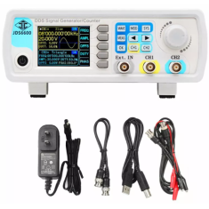 JDS-6600 Gerador de Sinais DDS Totalmente CNC 60 MHz Duplo Canal, Forma de Onda Arbitr&aacute;ria, Fonte de Pulso e Medidor de Frequ&ecirc;nc