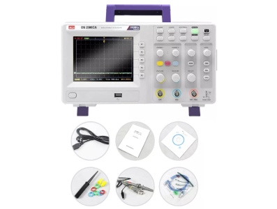 Oscilosc&oacute;pio Digital MCH DS-2300CA 300 MHz, Display Colorido, Amostragem 1 GSa/s, 2 Canais, Plug UE - Imagem 1