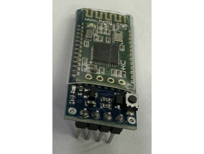M&oacute;dulo Bluetooth HC-08 4 pinos com bot&atilde;o para soldagem, para Arduino - Imagem 1