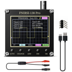 Oscilosc&oacute;pio Digital FNIRSI-138 Pro Vers&atilde;o Standard