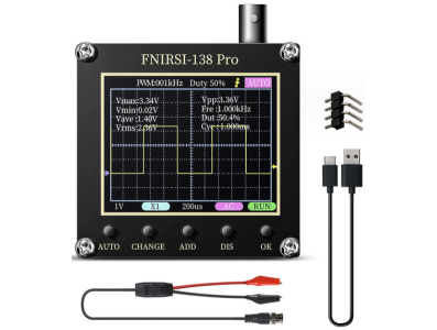 Oscilosc&oacute;pio Digital FNIRSI-138 Pro Vers&atilde;o Standard - Imagem 1