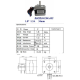 Motor de passo NEMA17 42BYG 34 mm 1,3 A eixo D 1,8&deg; JK42HS34-1304A-01F - Thumb - 1