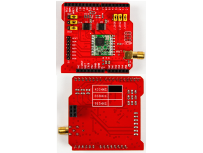 Transmissor wireless 868 MHz LoRa Shield compat&iacute;vel com Leonardo, R3, Mega2560, Duemilanove e Due - Imagem 7