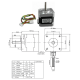 Motor de passo NEMA17 JK42HS40-1204D (17HS3001-20B) - Thumb - 1