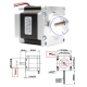 Motor de Passo H&iacute;brido 2 Fases NEMA23 JK57HS56-2804-13 - Thumb - 1