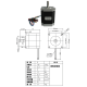 Motor de passo NEMA23 JK57HS76-3004x-04 3 A 1,5 Nm - Thumb - 1