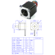 Motor de Passo NEMA23 JK57HM76-2804 - Thumb - 1