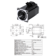Motor de passo h&iacute;brido 57 mm SL57STH56-3004A-BH - Thumb - 1
