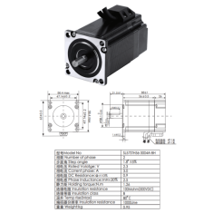 Motor de passo h&iacute;brido 57 mm SL57STH56-3004A-BH