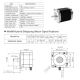Motor de passo h&iacute;brido 86 mm SL86STH65-5904A, alto torque - Thumb - 1