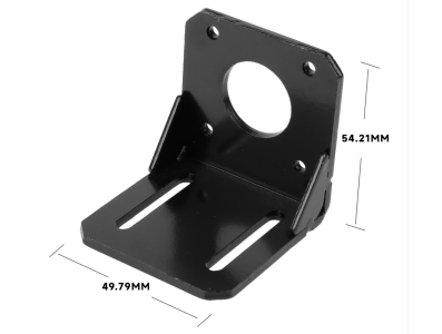 Suporte de fixa&ccedil;&atilde;o e base de montagem para motor de passo Nema17 42 sem parafusos - Imagem 1
