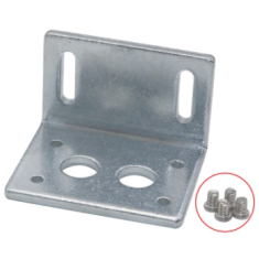 Motor JGY-370 com engrenagem sem-fim tipo turbina, 12V baixa rota&ccedil;&atilde;o / 6V autobloqueante, suporte de fixa&ccedil;&atilde;o 4632