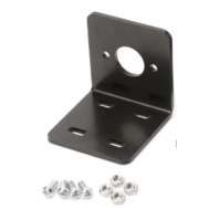 Suporte de montagem eletroplatinado para motor DC 775 (750/755/795) s&eacute;rie 7, base fixa e assento de m&aacute;quina