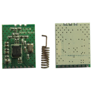 M&oacute;dulo transceptor sem fio CC1101 868 MHz com antena e furo parcial