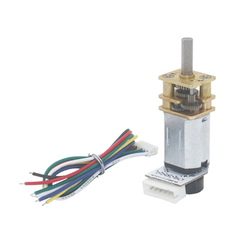 Motor DC redutor micro GA12-N20 3V 25 RPM com encoder e fio
