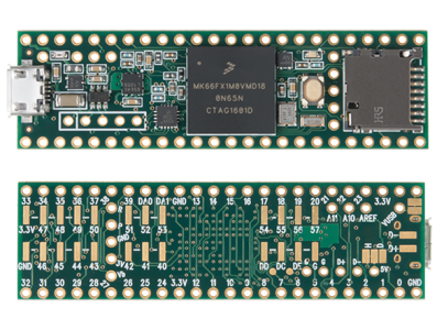 Placa de avalia&ccedil;&atilde;o Teensy 3.6 n&atilde;o soldada, Kinetis MCU 32 bits ARM Cortex-M4 - Imagem 7