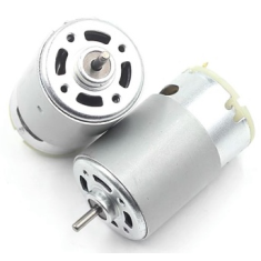 Mini motor DC 550 escovado 24V 13.000 rpm di&acirc;metro 37 mm