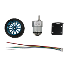 Motor de Engrenagem JGB37-520 DC 12V 12 RPM com Encoder, Kit DIY Smart Car
