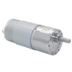 Motor de Engrenagem JGB37-555 12 V DC 56 RPM Alto torque Baixa rota&ccedil;&atilde;o Sentido revers&iacute;vel Sem encoder
