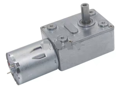 Motor redutor JGY370 DC 24V 2 rpm com eixo oco, alto torque e auto-bloqueio, roda robusta, redutor sem-fim tipo turbina - Imagem 1