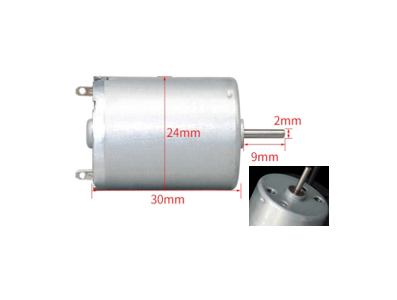 Motor DC sem escovas 370 3&ndash;6V alta velocidade e alto torque com caixa de engrenagens - Imagem 1