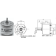 Motor DC Miniatura RF-310T-11400 5,9V, Gear Motor com eixo de 6 mm - Thumb - 1