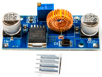 Conversor DC-DC ajust&aacute;vel XL4015 4&ndash;38 V 5 A 96% de efici&ecirc;ncia - Imagem 7