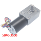 Motor DC sem escova com redu&ccedil;&atilde;o por engrenagem sem-fim 12V 40 RPM 5840-3650 - Thumb - 1
