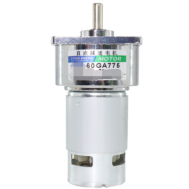 Motor DC 60GA775 24V com redu&ccedil;&atilde;o, 5 RPM
