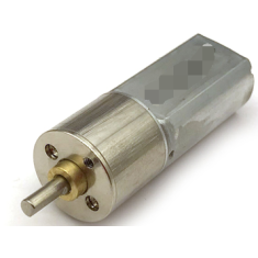 Motor DC com redutor todo met&aacute;lico 16GA 16 mm 12 V 15 RPM