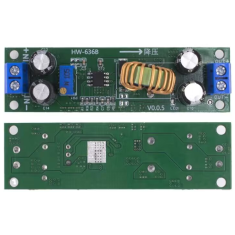 M&oacute;dulo conversor DC-DC buck s&iacute;ncrono ajust&aacute;vel 60V/48V/36V/24V para 19V/12V/9V/5V/3V