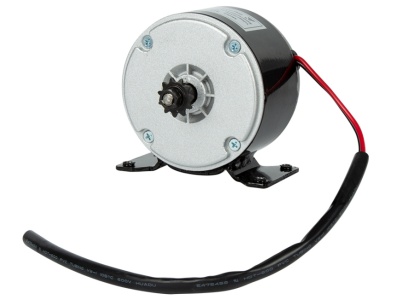 Motor DC escovado MY1016 250W 24V, motor redutor, vers&atilde;o belt wheel kit - Imagem 1