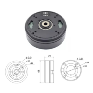 GB6010 Motor DC brushless 12 a 24 V rotor externo tipo pancake com design oco de 12,6 mm sem encoder