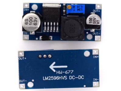 M&oacute;dulo regulador de tens&atilde;o ajust&aacute;vel 48V DC-DC LM2596HVS - Imagem 7