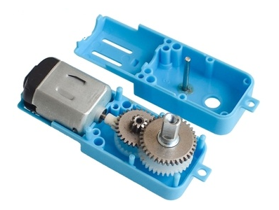 Motor de Engrenagens Met&aacute;licas TT Azul 3 a 6 V DC 110 RPM Redutor de Velocidade 1:90 - Imagem 1